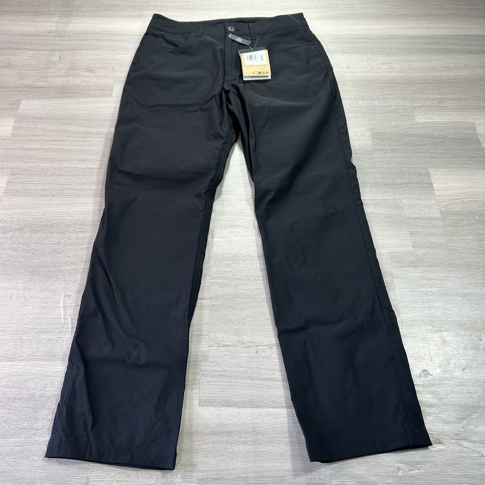 NEW The North Face Pants Mens 30x30 Black Sprag 5 Pocket Nylon Stretch Hiking